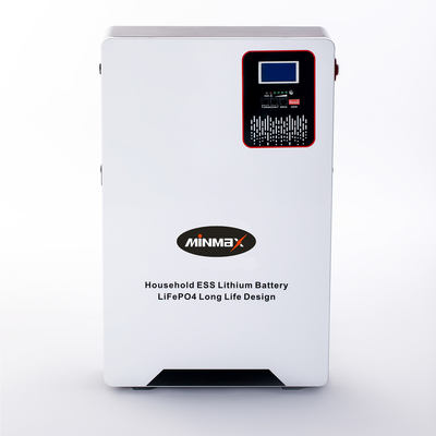 25.6V 5KW Wall Mounted LiFePO4 Battery For Home Energy Storage System