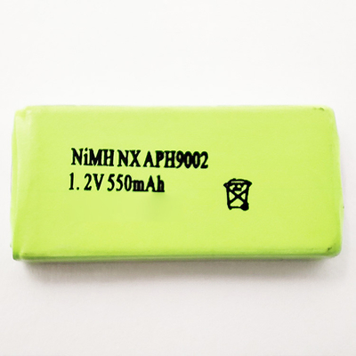 High Temperature Ni-Mh Battery Pack 1.2V 550mAh  Charge &amp; Discharge Temperature -20℃~+70℃