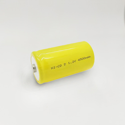 High Temperature Ni-Cd Battery 1.2V 4500mAh Charge &amp; Discharge Temperature -20℃~+70℃