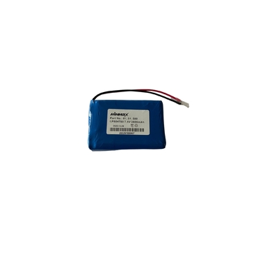 141g 7.4V 3600mAh Li Polymer Battery Pack For Bluetooth Headset
