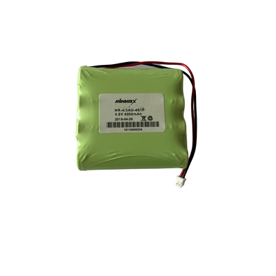 High Temperature Ni-Mh Battery Pack 4.8V 4000mAh Charge &amp; Discharge Temperature -20℃~+70℃